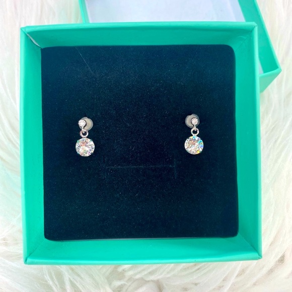 Swarovski Rhinestone Crystal Charm Earrings - Picture 4 of 4